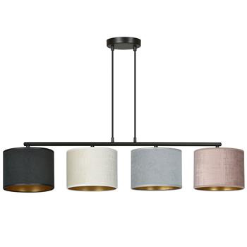 HILDE 4 BL MIX lampa wisząca abażury regulowana nowoczesna