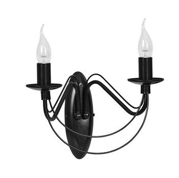 SONNET K2 BLACK 308/K2  świecznikowy klasyczny kinkiet czarny