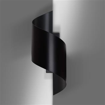 SPINER BLACK 920/2 nowoczesny kinkiet LED zakręcony czarny różne kolory DESIGN