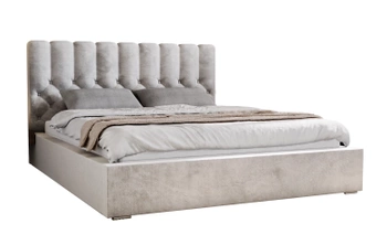 Łóżko tapicerowane z pojemnikiem - RILATO 120x200 cm
