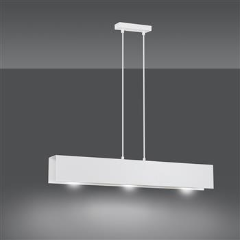 GENTOR 3 WHITE 673/3 oryginalna lampa wisząca biała LOFT regulowana metalowa DESIGN