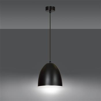 LENOX 1 BLACK-WHITE 391/1 nowoczesna lampa wisząca Czarno / Biała