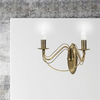 TORI K2 GOLD 170/K2 świecznikowy klasyczny kinkiet