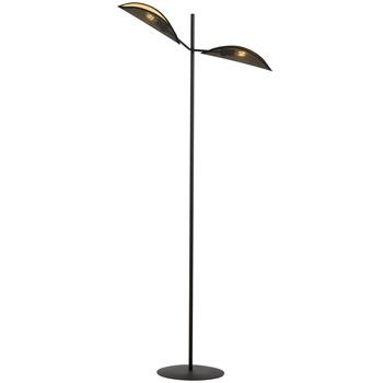 VENE LP2 BLACK/GOLD 1158/LP2 lampa podłogowa oryginalny design abażury