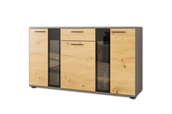 Komoda do salonu Osman 140 cm Dąb Artisan / Matera