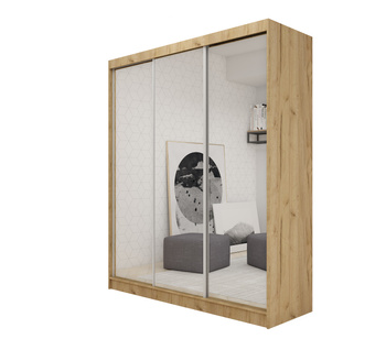 Szafa przesuwna Elata 180 cm dąb sonoma