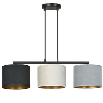 HILDE 3 BL MIX lampa wisząca abażury regulowana nowoczesna