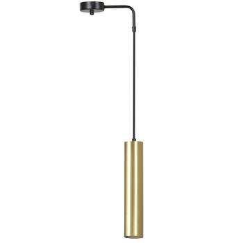 GOLDI 1 BLACK 457/1 spot wiszący złote tuby regulowana wysokość najnowszy design