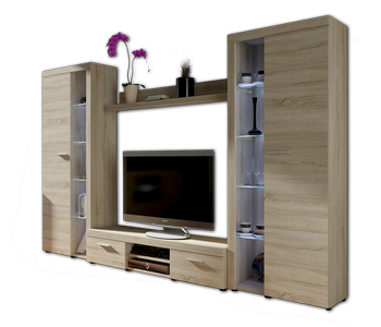 Meblościanka, zestaw mebli do salonu Remo XL