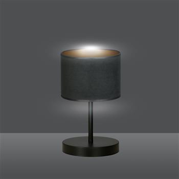 HILDE LN1 BL BLACK lampka nocna abażury nowoczesna