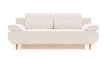 Kanapa z funkcją spania Berry - kolor biały