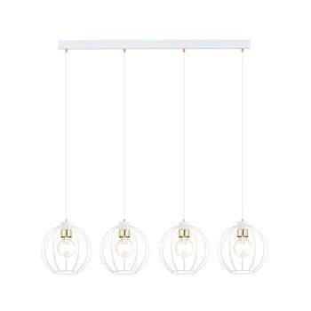 GINO 4 WHITE/GOLD 1223/4 lampa wisząca regulowana czarna styl loftowy