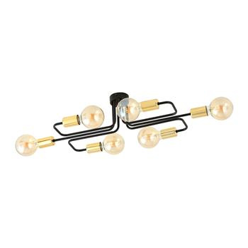 VEKEN 6A GOLD plafon sufitowy w stylu Loft Edison
