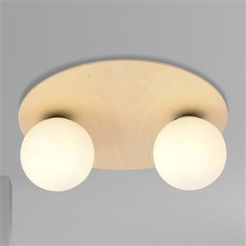 KENZO 2B 1142/2B plafon sufitowy nowoczesny drewno klosze