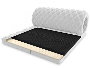 Nakładka na materac NERO Z LATEKSEM - 80 x 200