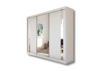 Szafa przesuwna Malva 240 cm biały