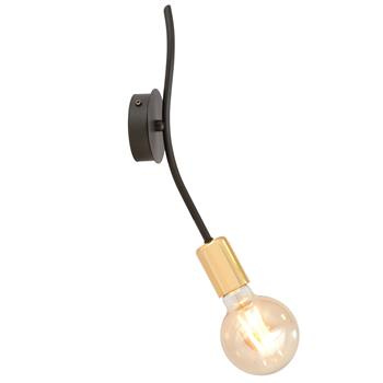 BOLT K1 BLACK/GOLD 1125/K1 nowoczesny kinkiet złote elementy