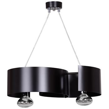 VIXON 2 BLACK 284/2 nowoczesna lampa wisząca chrom czarna