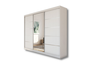 Szafa przesuwna Opal 240 cm Biały