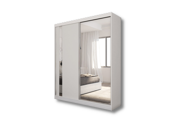 Szafa przesuwna Malva 160 cm biały