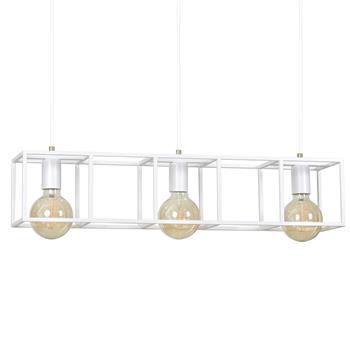 VIKTOR 3 WHITE 804/3 wisząca lampa sufitowa LOFT regulowana metalowa biała