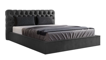 Łóżko tapicerowane z pojemnikiem - APOLLO 200x200 cm