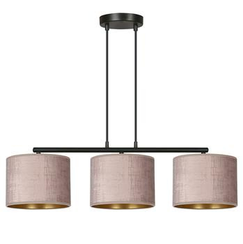 HILDE 3 BL ROSE lampa wisząca abażury regulowana nowoczesna