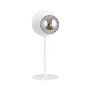 OSLO LN1 WHITE/GRAFIT 1188/LN1 lampka nocna szklany klosz