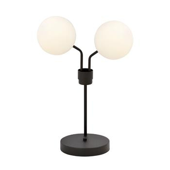 NOVA LN2 BLACK/OPAL 1138/LN2 nowoczesna lampka nocna klosze