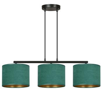 HILDE 3 BL GREEN lampa wisząca abażury regulowana nowoczesna