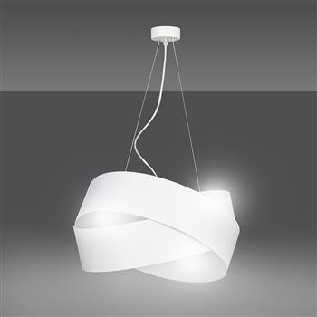 VIENO WHITE 512/2 wisząca lampa sufitowa LOFT regulowana metalowa biała