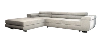 Narożnik z funkcją spania Miami Free - lewostronny - kolor kremowy