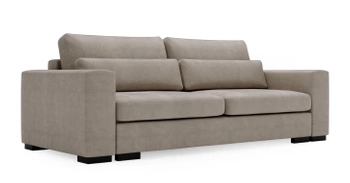 Kanapa z funkcją spania Amstro - kolor ciemny beżowy