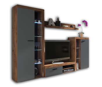 Meblościanka, zestaw mebli do salonu Remo