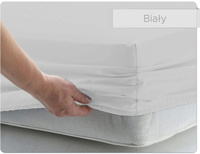 Prześcieradło BAWEŁNIANE białe - 80 x 160