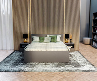 Łóżko PANAMA, kolor: szary - 160 x 200