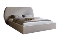Łóżko tapicerowane z pojemnikiem na pościel - BOOM 160x200 cm