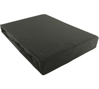 Prześcieradło JERSEY ciemno-szare - 90 x 200