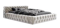 Łóżko tapicerowane z pojemnikiem - ZONAN 160x200 cm